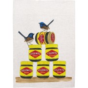 Tea Towel | Happy little vegemite | Linen